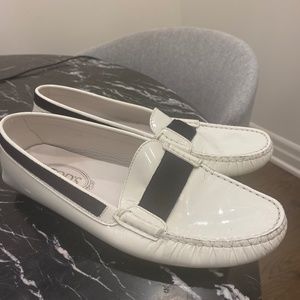 Tod's Patent Leather Driving Loafers